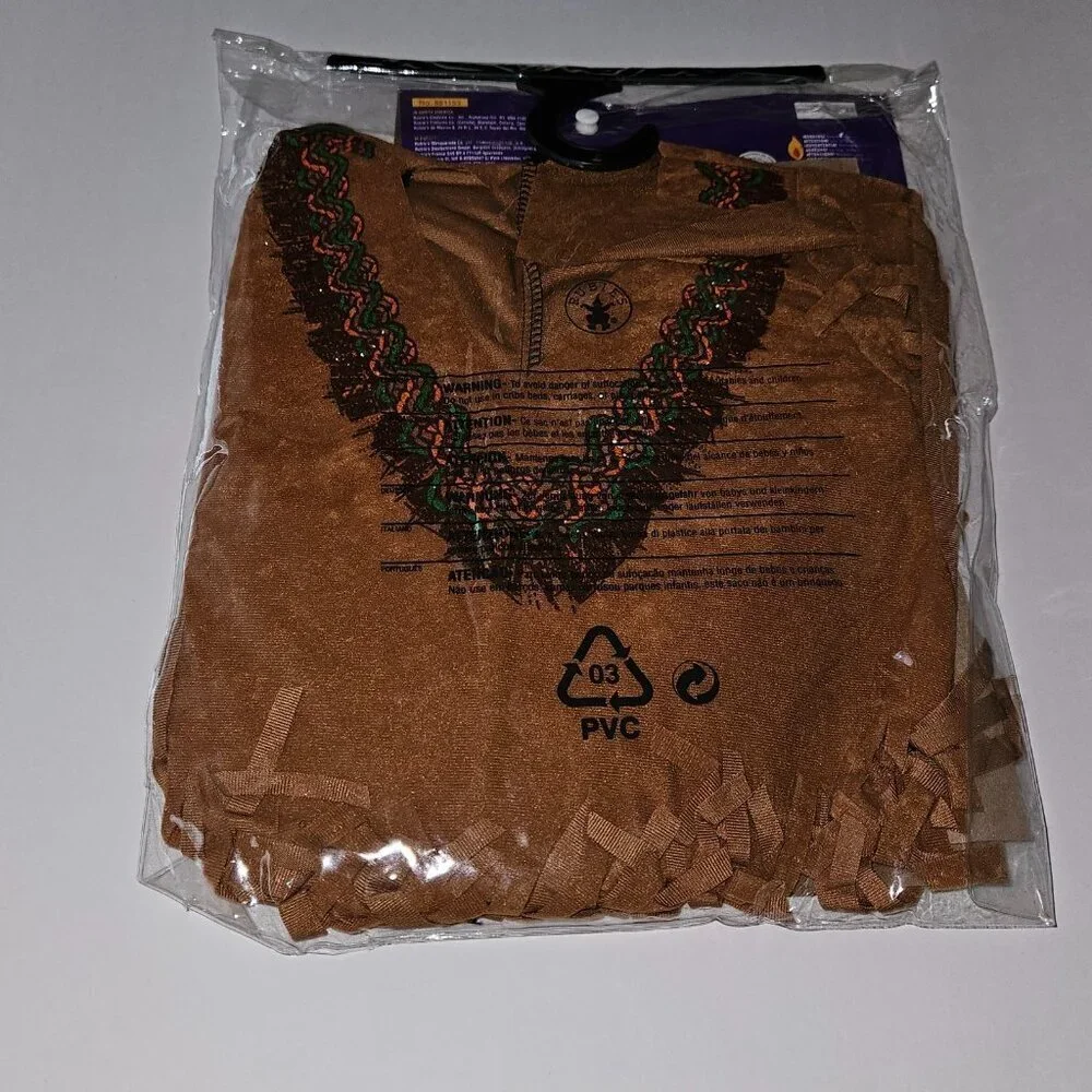 Native American Indian Girl Halloween Costume Girls Small Sz 4-6 (for 3-4 Years)